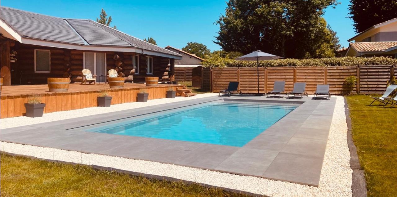 Chalet Montana - Au Cottage Du Medoc - Proche De Bordeaux Saint-Aubin-de-Medoc Luaran gambar